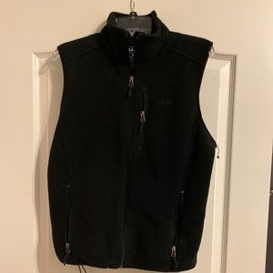 Men’s Small Black LL Bean Fleece vest